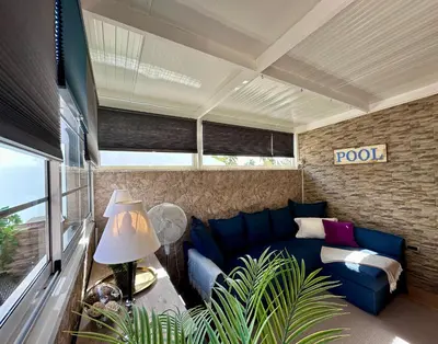 Zona de estar de Villa Beskow Sunny Golf