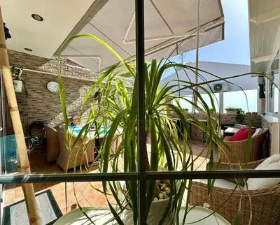 Zona de estar de Villa Beskow Sunny Golf