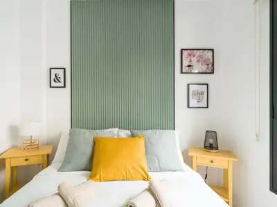 Zona de estar de Apartamento con Gimnasio cerca playa de Las Canteras D3A