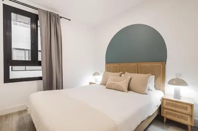 Cama o camas de una habitación en Vivelorural Sun & Sea Las Canteras