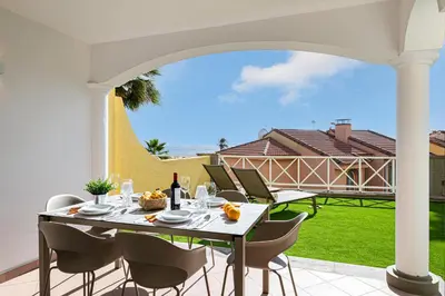 Un patio o zona al aire libre en Santa Ana 17 by VillaGranCanaria