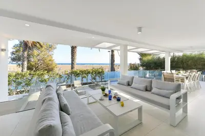 Zona de estar de Oasis Serenity by VillaGranCanaria