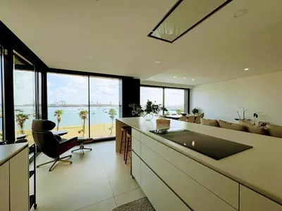 Zona de estar de Piso Vistas Playa Alcaravaneras