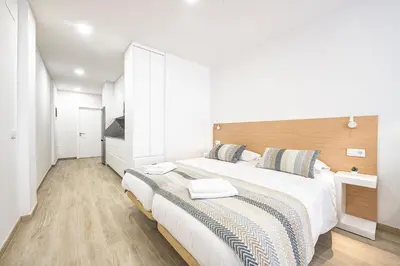 Cama o camas de una habitación en La Marquesa Ten Suites Canteras