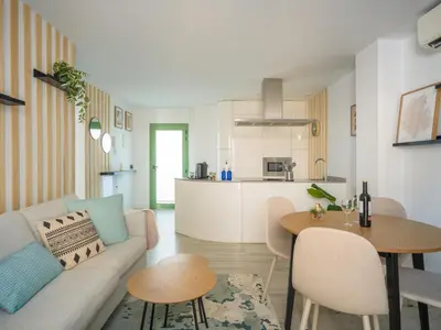 Una cocina o zona de cocina en Apartamento moderno en centro historico GB2A