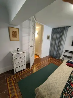 Cama o camas de una habitación en Apartment in Tafira Alta Las Palmas
