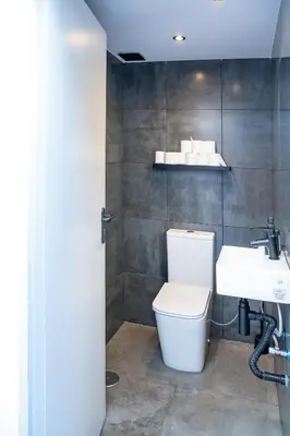 Un baño de Las Palmas Rooftop Hostel