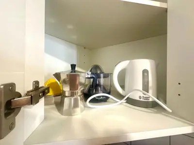 Una cocina o zona de cocina en Home of the Blue Horizon