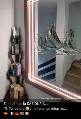 Biblioteca en el apartamento