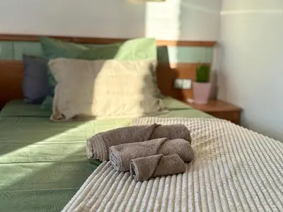 Cama o camas de una habitación en Oasis Lemon