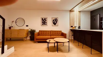 Zona de estar de Click&Guest - Jungle House in Maspalomas