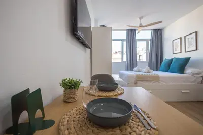 Cama o camas de una habitación en Loft Zarcillo - Design & Relax by the Sea