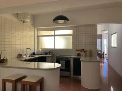 Una cocina o zona de cocina en Rooftop City Center LPA