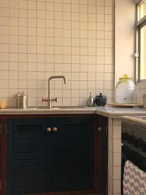 Una cocina o zona de cocina en Rooftop City Center LPA