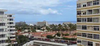 Vista general de Playa del Inglés o vista desde el apartamento