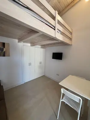 Una televisión o centro de entretenimiento en Vivienda Vacacional Carla 1