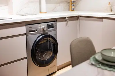 Una cocina o zona de cocina en Alcaravaneras Beach Loft