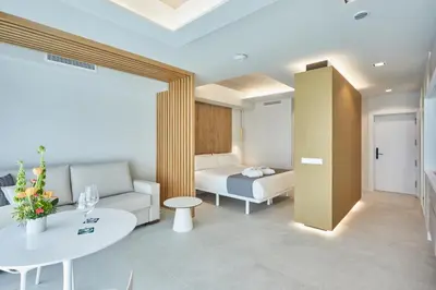 Zona de estar de Silken Atlantis Suites - Holiday Homes