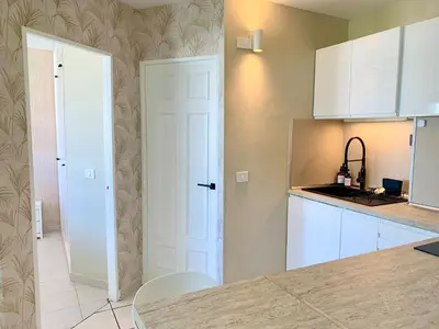 Una cocina o zona de cocina en Yumbo Habitat