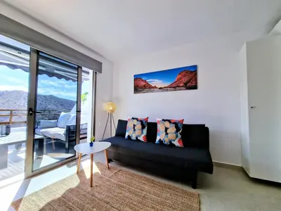 Zona de estar de Canarian Oasis