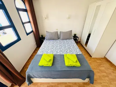 Cama o camas de una habitación en Bungalow Andrew