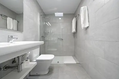 Un baño de Apartamentos Los Papagayos