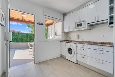 Una cocina o zona de cocina en Home2Book Vibrant Maspalomas Stay, Pool & Terrace