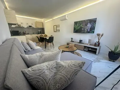 Zona de estar de Los Molinos Bright Apartment