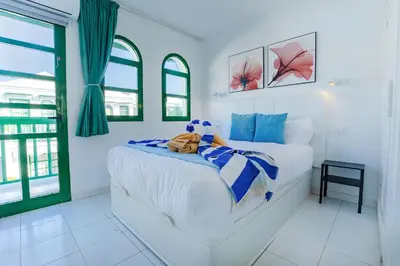 Cama o camas de una habitación en Dunaflor Verde 1213