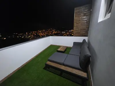 Zona de estar de El balcón de San Nicolás