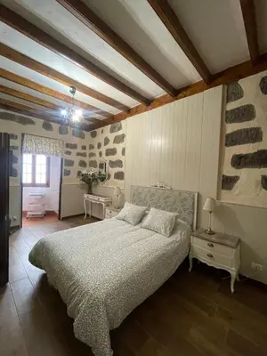 Cama o camas de una habitación en Casa La Candelaria - Moya