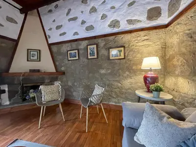 Zona de estar de Casa La Candelaria - Moya