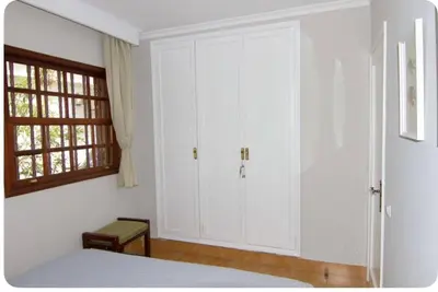 Cama o camas de una habitación en Bungalow in Maspalomas