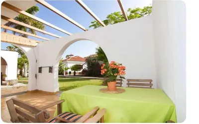 Un balcón o terraza de Bungalow in Maspalomas