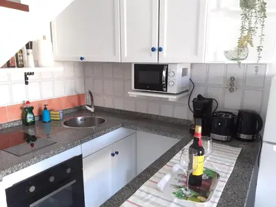 Una cocina o zona de cocina en Casa Romantico - Playmar - Maspalomas