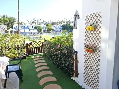Jardín al aire libre en Casa Romantico - Playmar - Maspalomas
