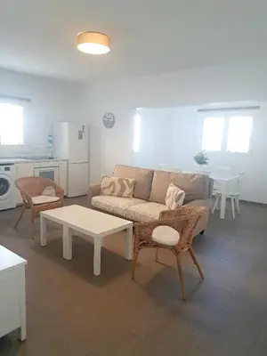 Zona de estar de Beach House Arinaga