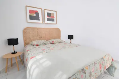 Cama o camas de una habitación en Villa Tamoma