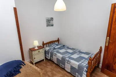 Cama o camas de una habitación en Pozo Izquierdo Apartamento Las Gaviotas
