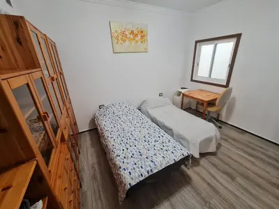 Cama o camas de una habitación en Holidays or work 3 bedrooms 90 M2 TERRACE AC