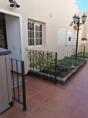 Jardín al aire libre en Villa Little My