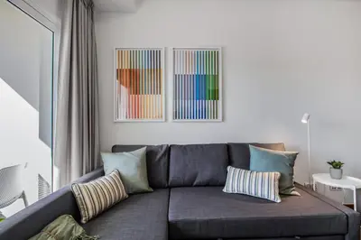Zona de estar de Agaete Shine Suites