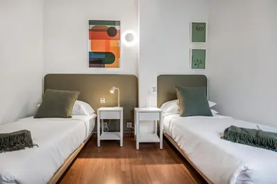 Cama o camas de una habitación en Agaete Shine Suites