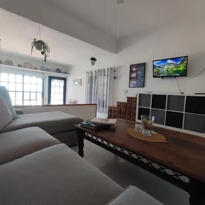 Una televisión o centro de entretenimiento en Vista Mar Sardina