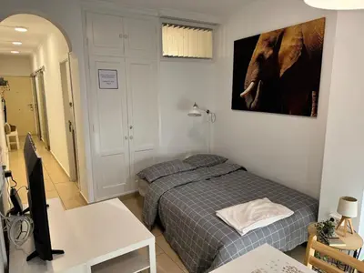 Cama o camas de una habitación en La casa de Esteban