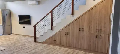 Una televisión o centro de entretenimiento en Casa Mia
