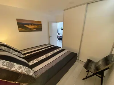 Cama o camas de una habitación en Los Volcanes Luxus Apartment