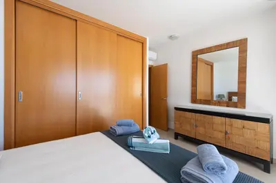 Cama o camas de una habitación en Tropical House sea views