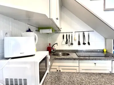 Una cocina o zona de cocina en Apartment in Playmar - Maspalomas
