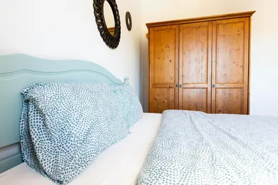 Cama o camas de una habitación en Bungalow Betancuria 16 by Homestaygrancanaria
